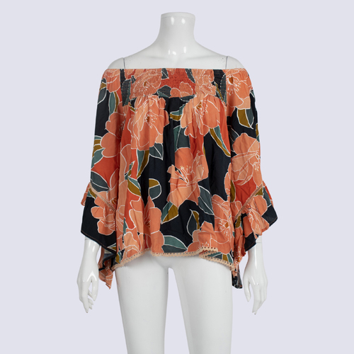 Label Of Love Floral Swing Top